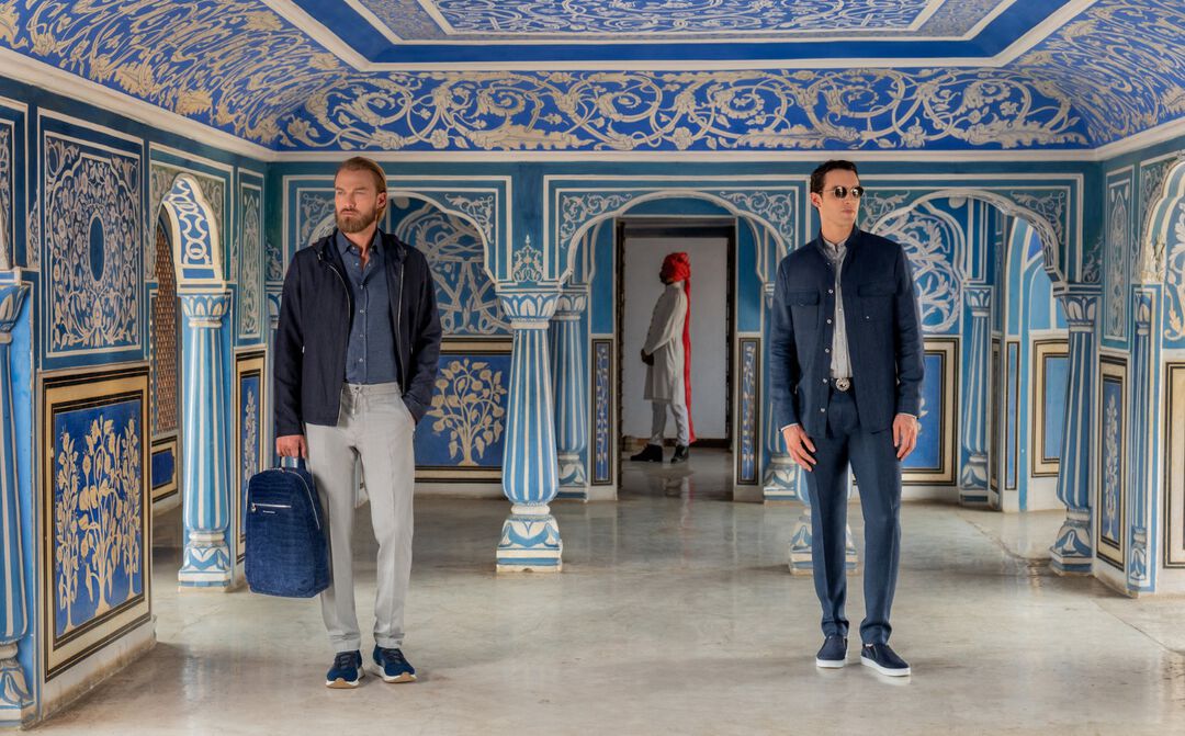 2 model in the Jaipur City Palace