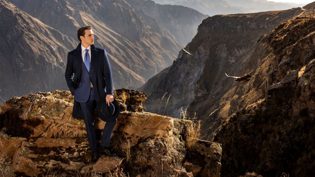 the model at the Colca Canyon