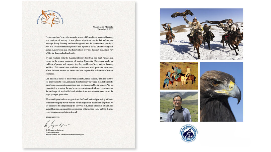 Supporting Kazakh Eagle Hunters