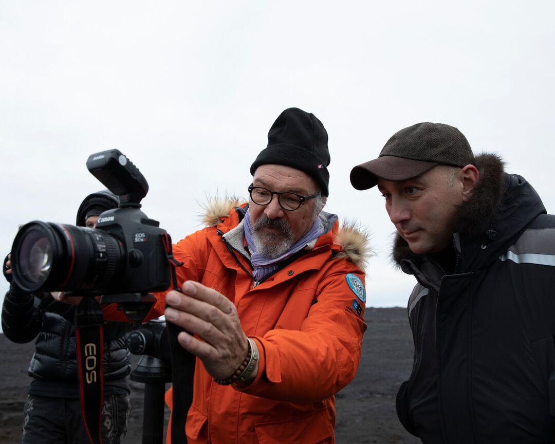 Chris Rainier with Filippo Ricci