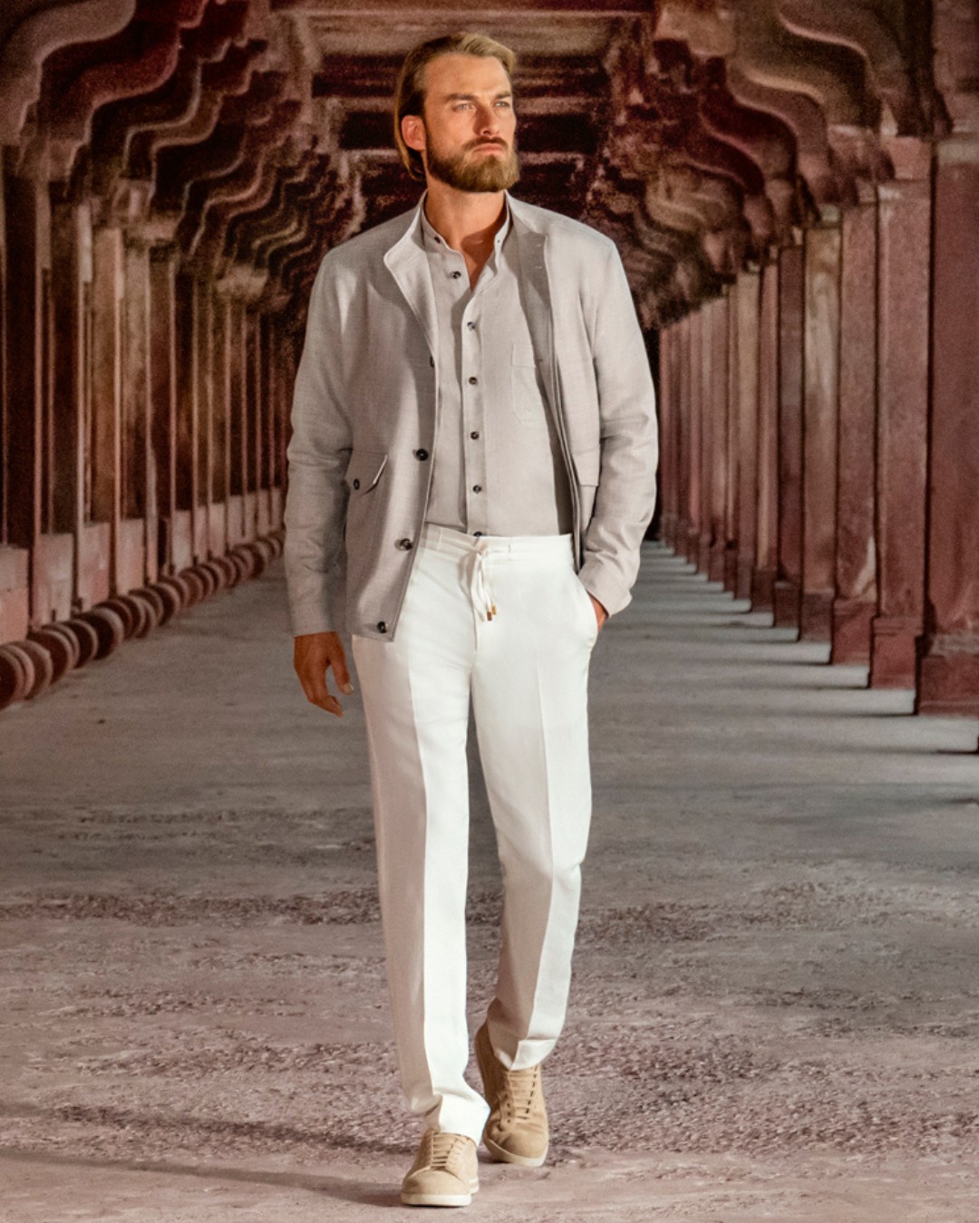 Model in Fatehpur Sikri