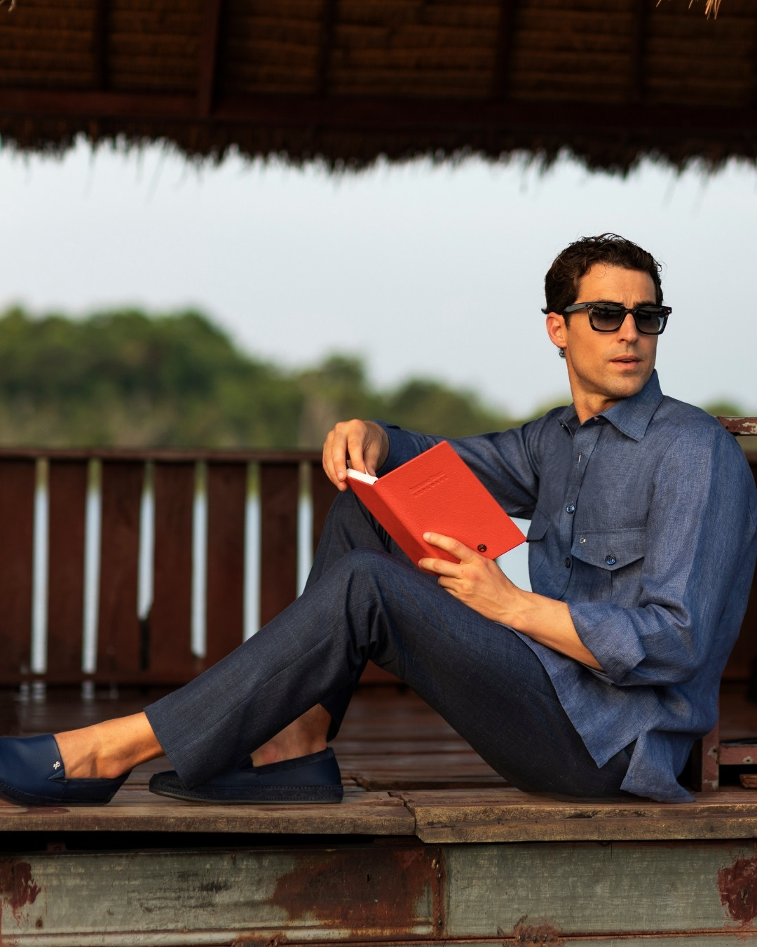 The model on Bong Chhouk Lake