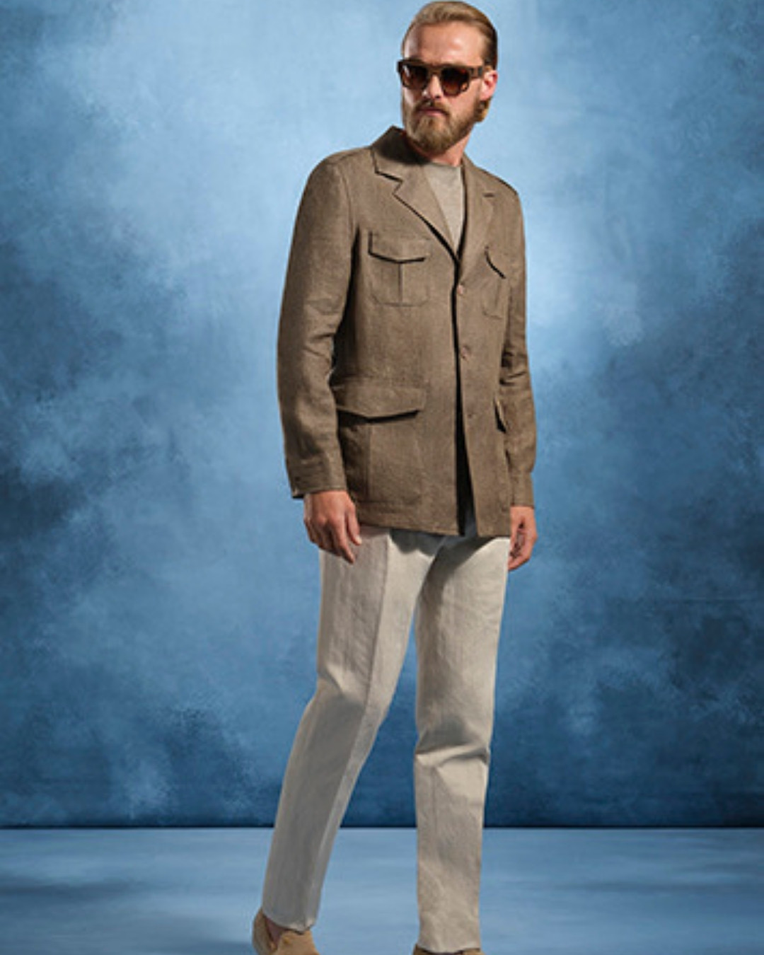 Saharian jacket, 100% linen