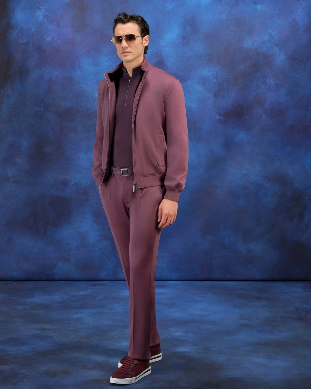 Alpha Yarn blouson, 100% cashmere