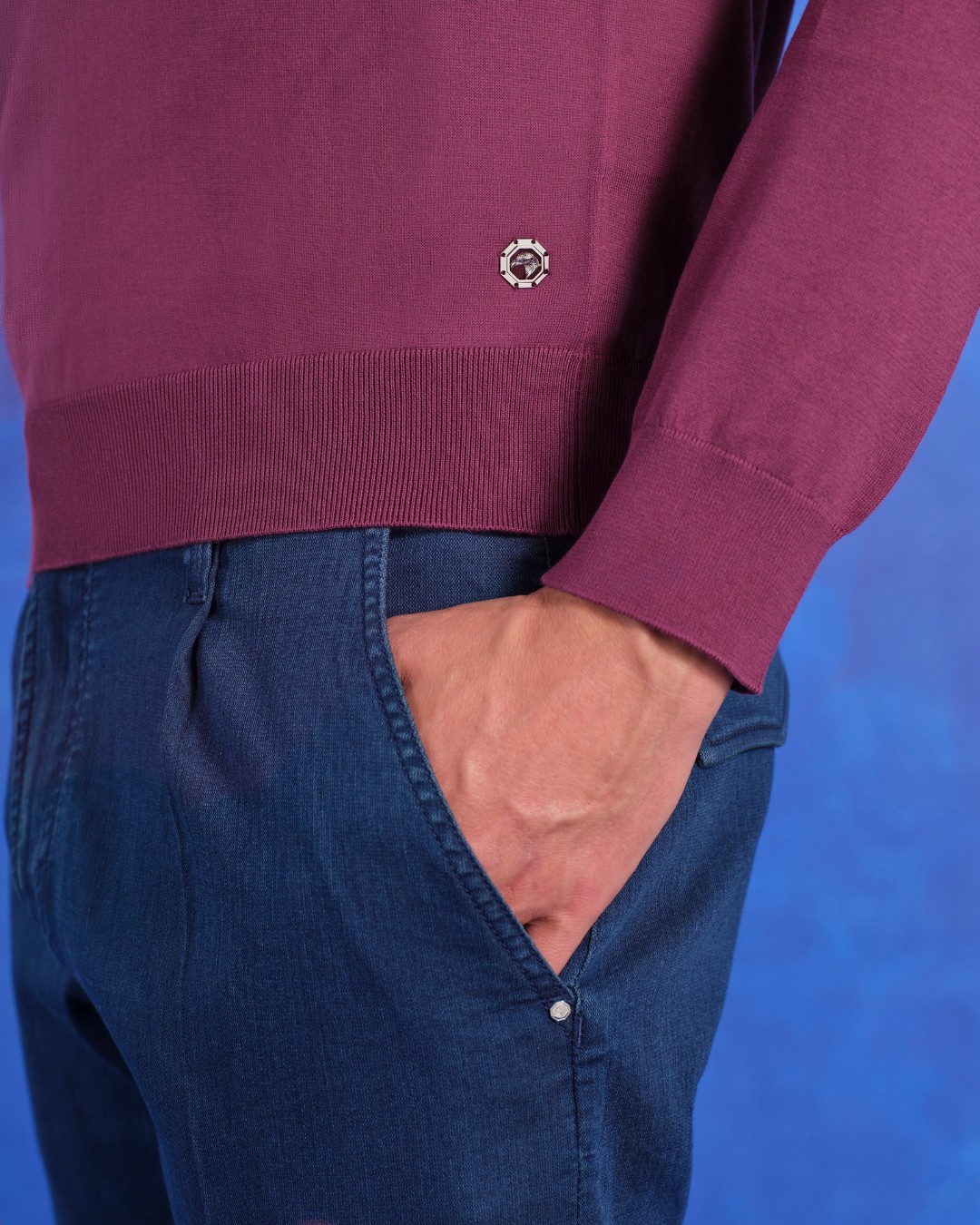 Knit polo shirt, 100% cotton