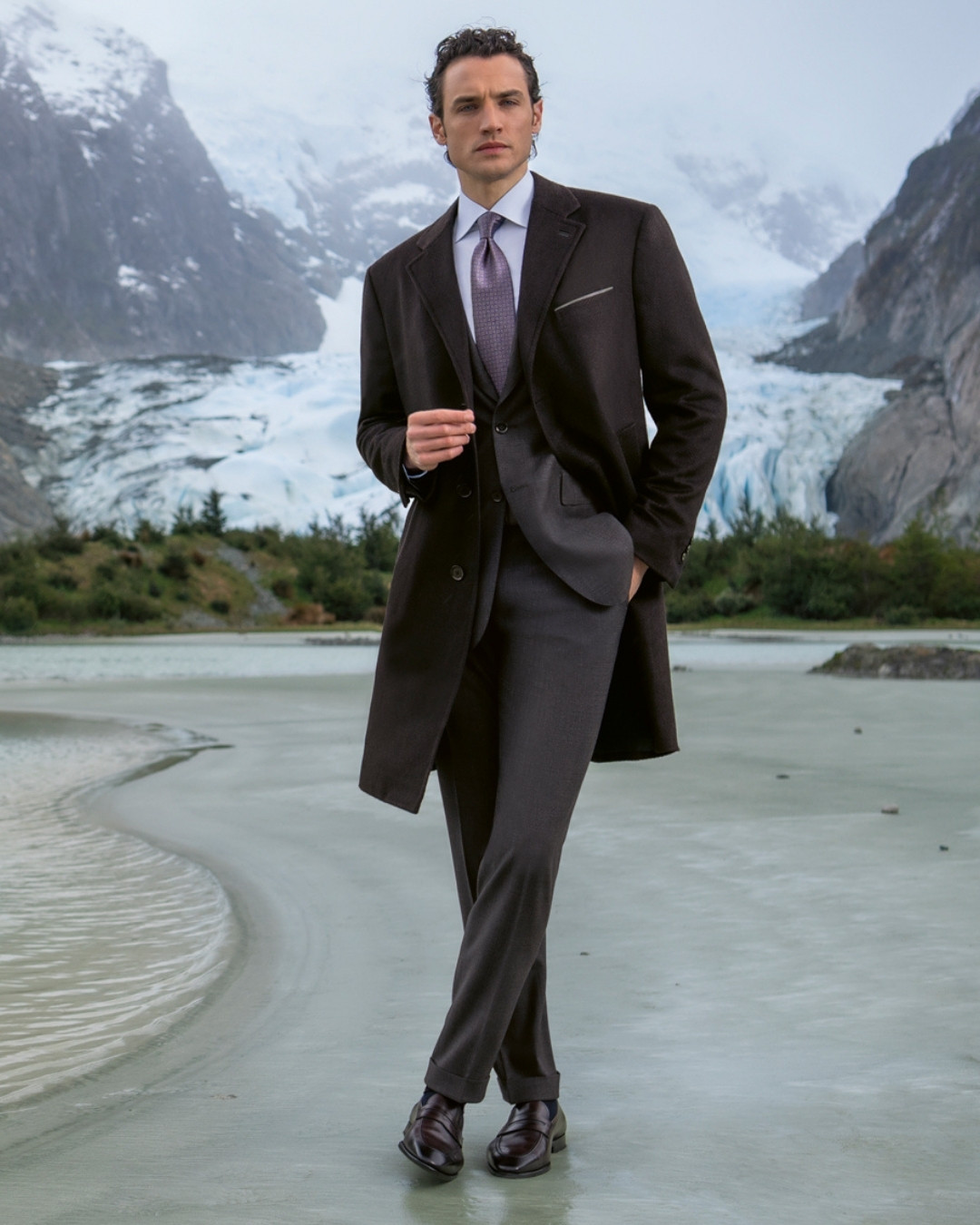 Deconstructed coat, 100% cashmere