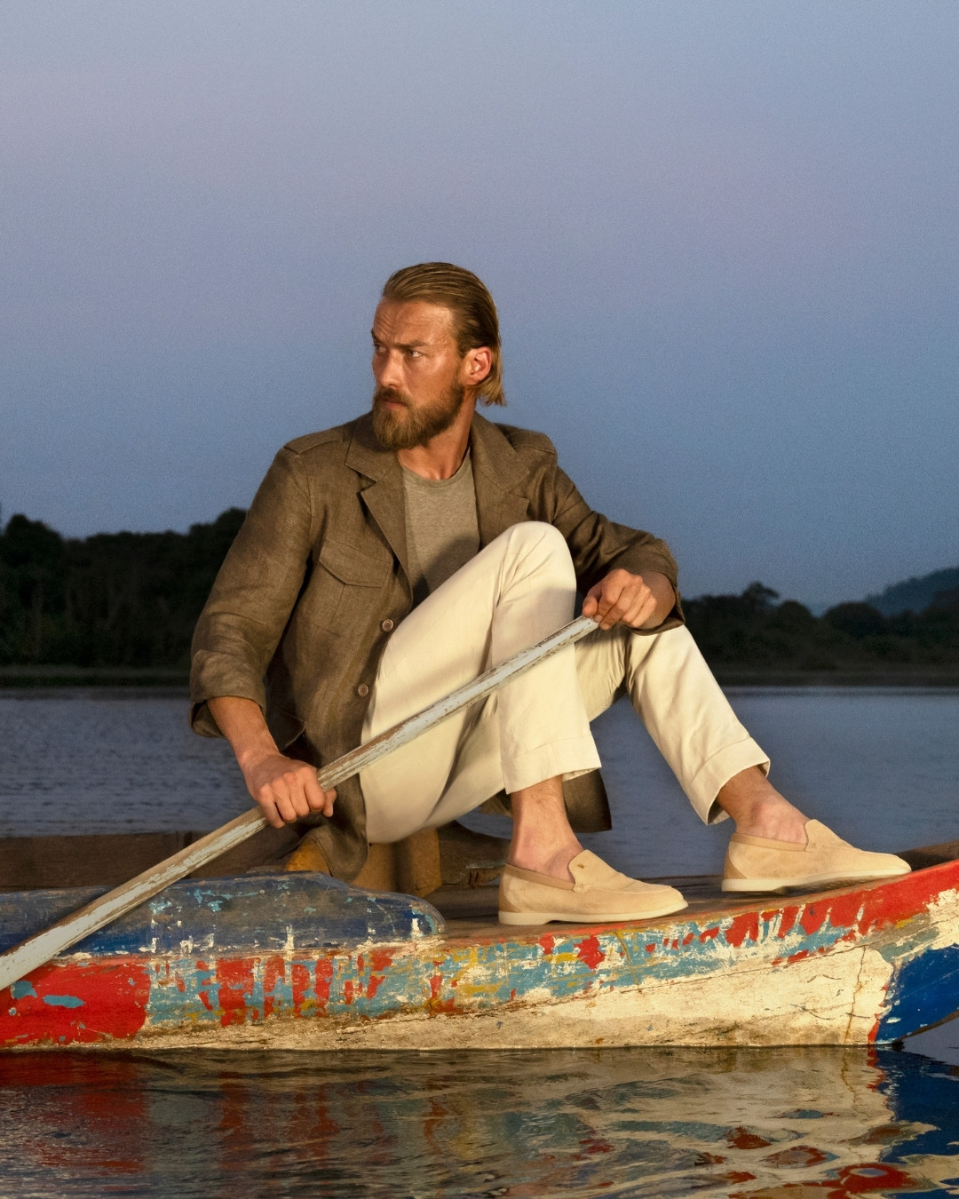 The model on Bong Chhouk Lake