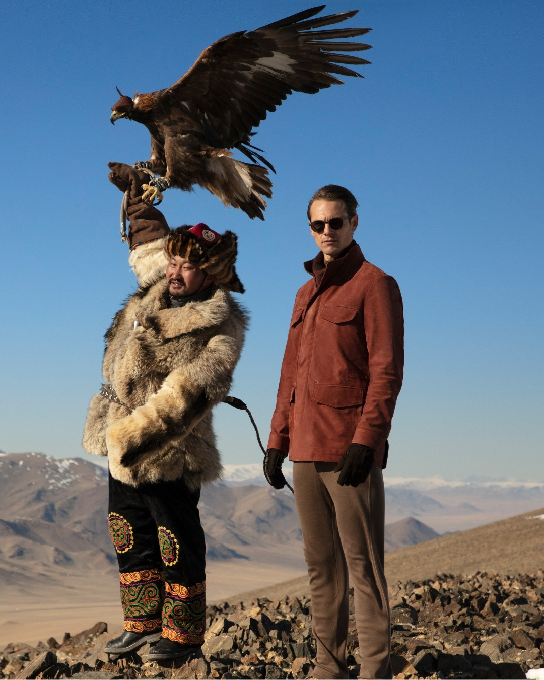 The model in Altai Mountains