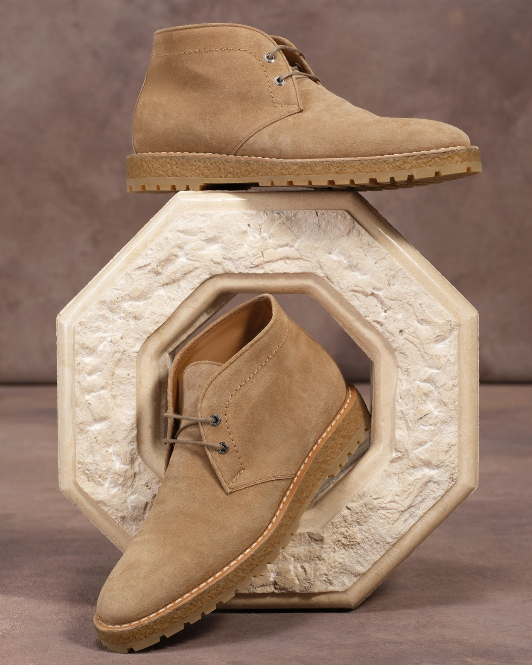 Desert boots, 100% suede