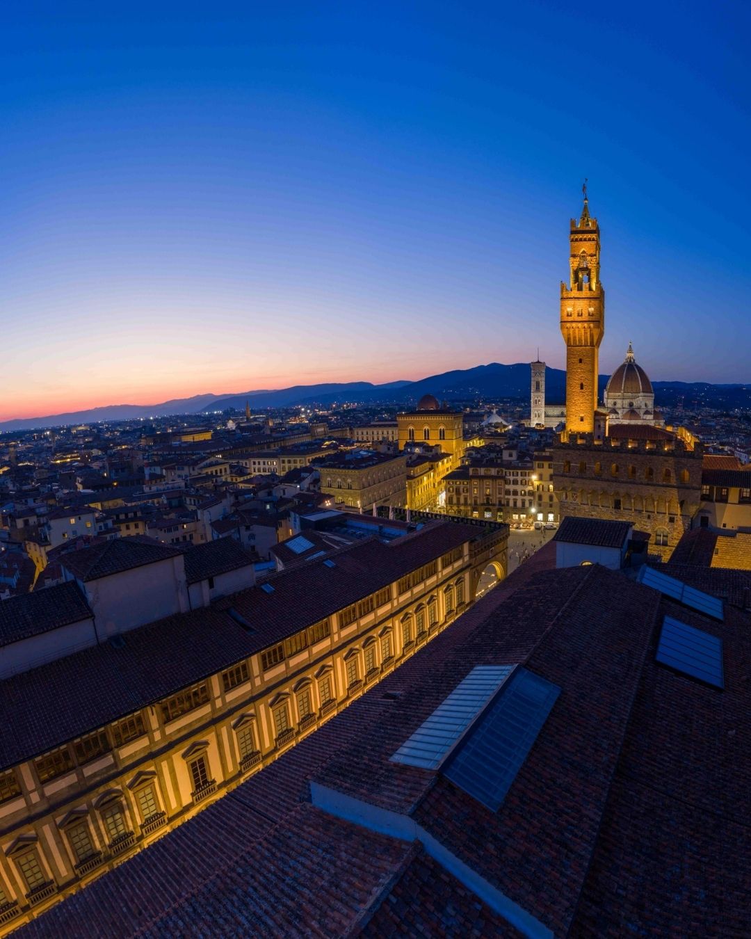 View of Uffizi Museum without the crane