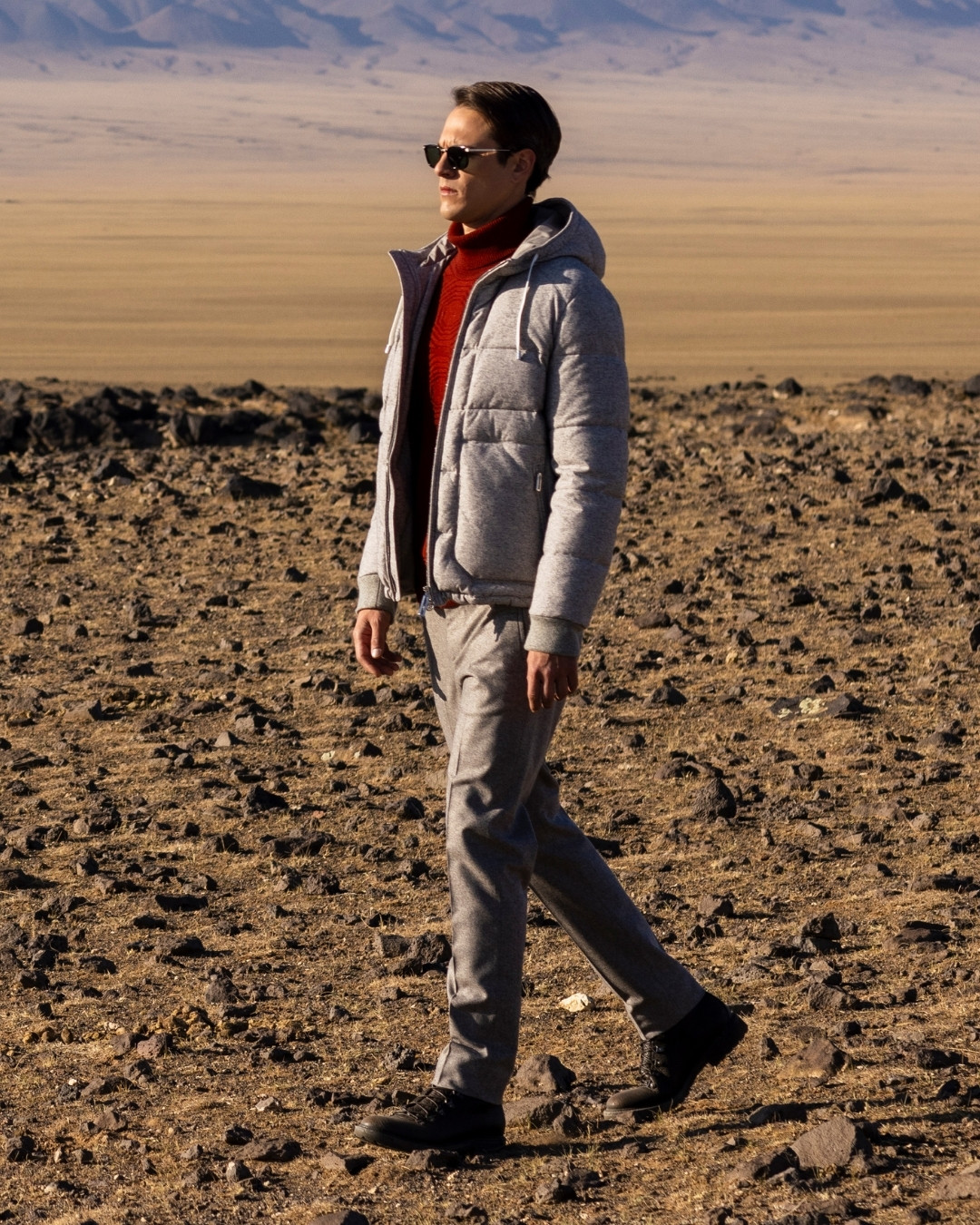 The model in Three Camel Lodge Khankhongor