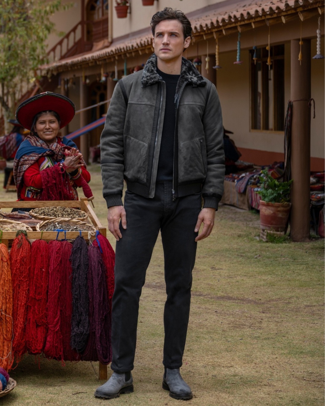 Model at the Center for Traditional Textiles in Cusco