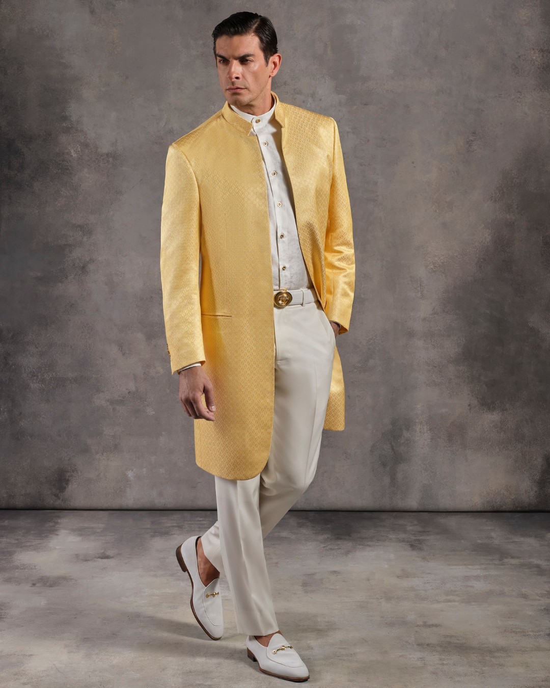 Trousers, wool and silk