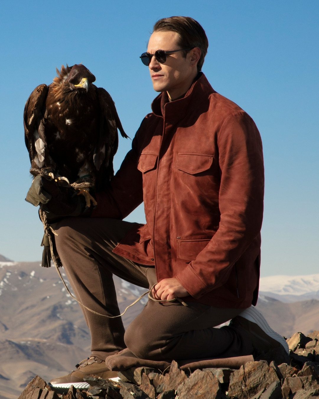 The model in Altai Mountains