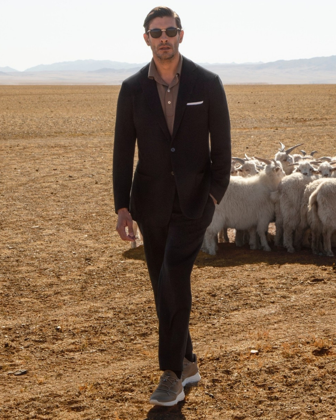 The model in Three Camel Lodge Khankhongor