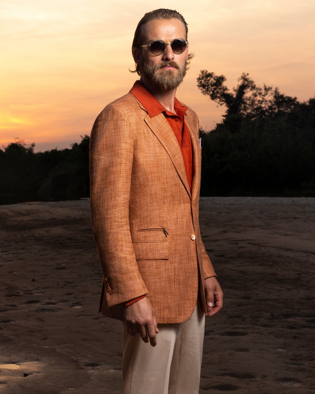 The model in Mekong River