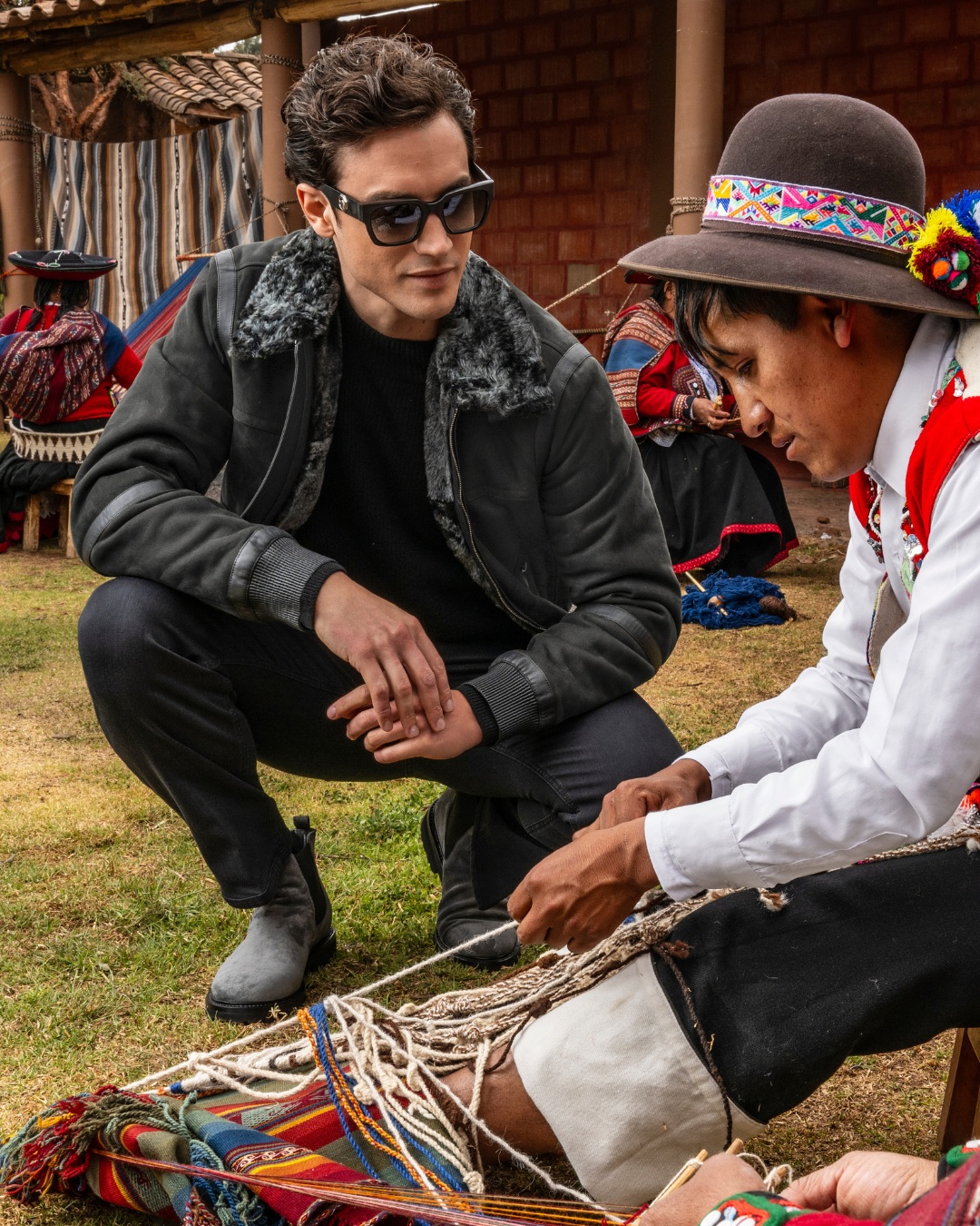 Model at the Center for Traditional Textiles in Cusco