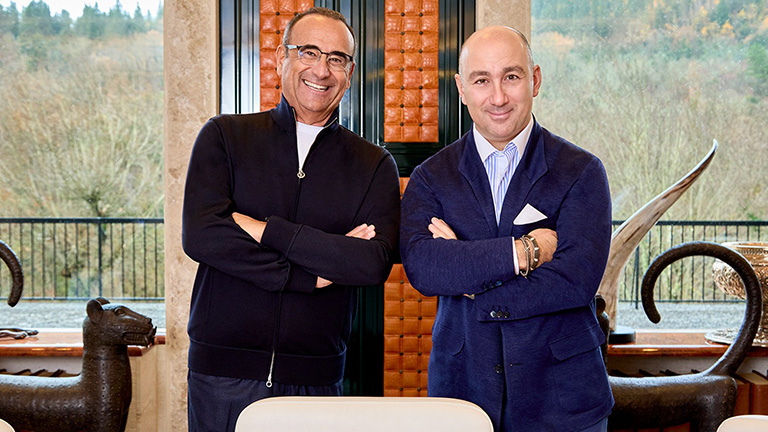 Carlo Conti indossa Stefano Ricci al Festival di Sanremo