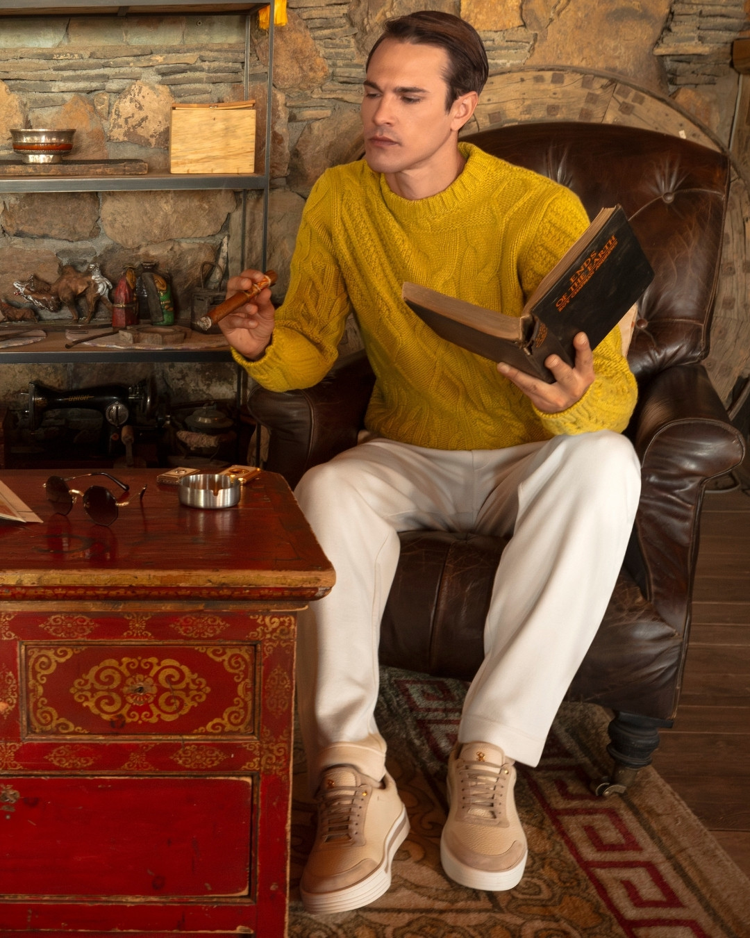 The model in Three Camel Lodge Khankhongor