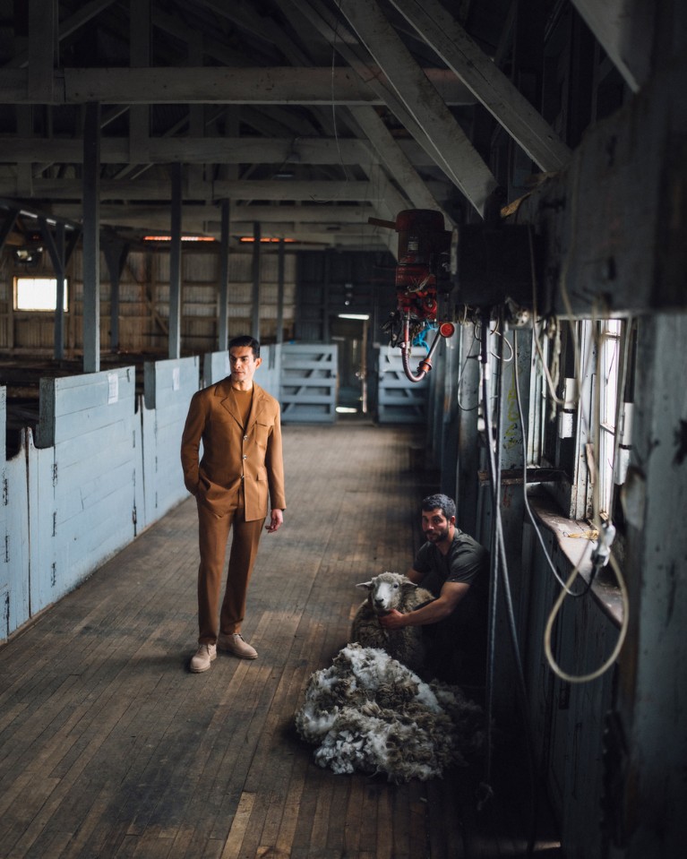 Tao at the ranch with the gaucho
