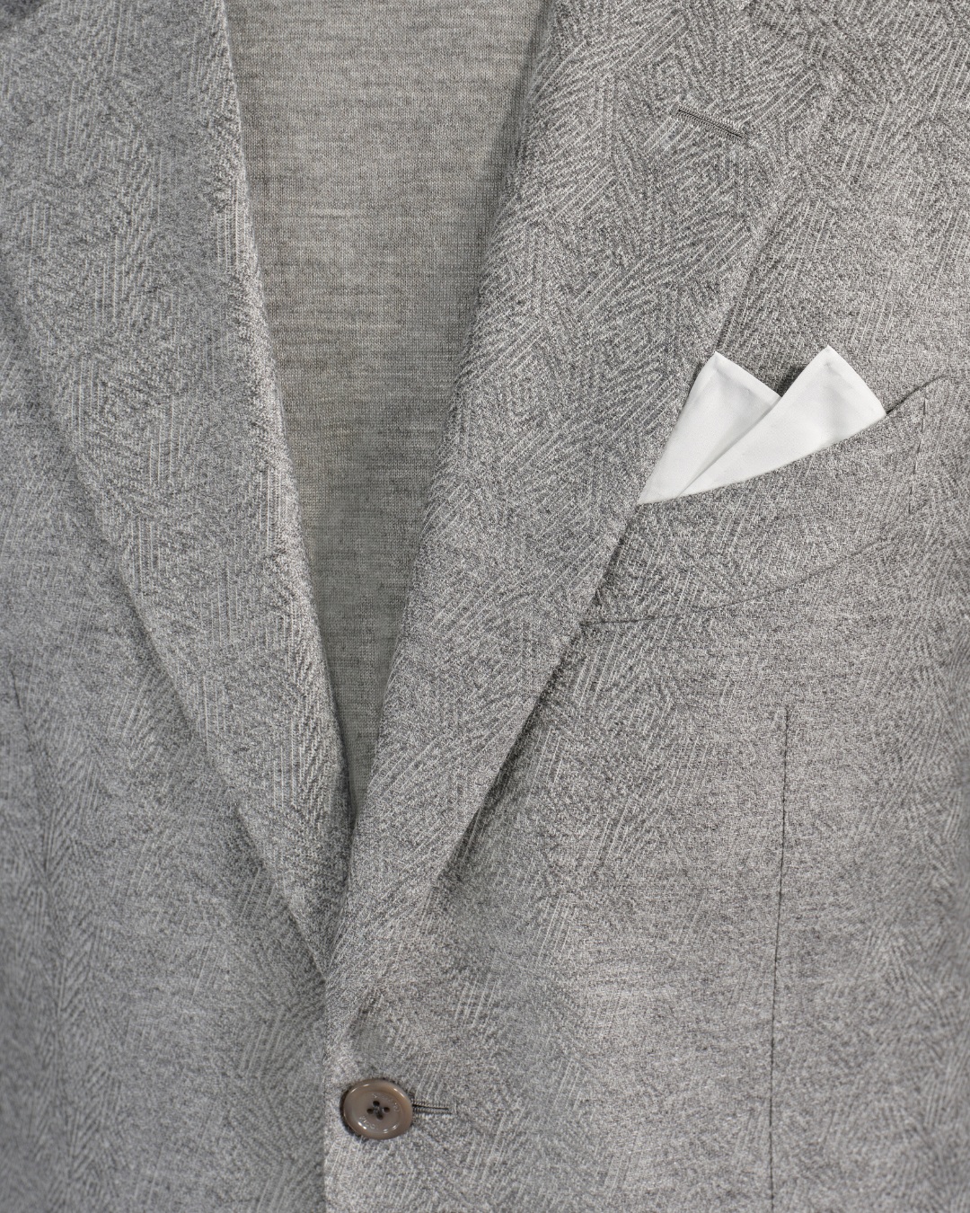 Details of Two-button Fiesole jacket, cashmere, wool and silk