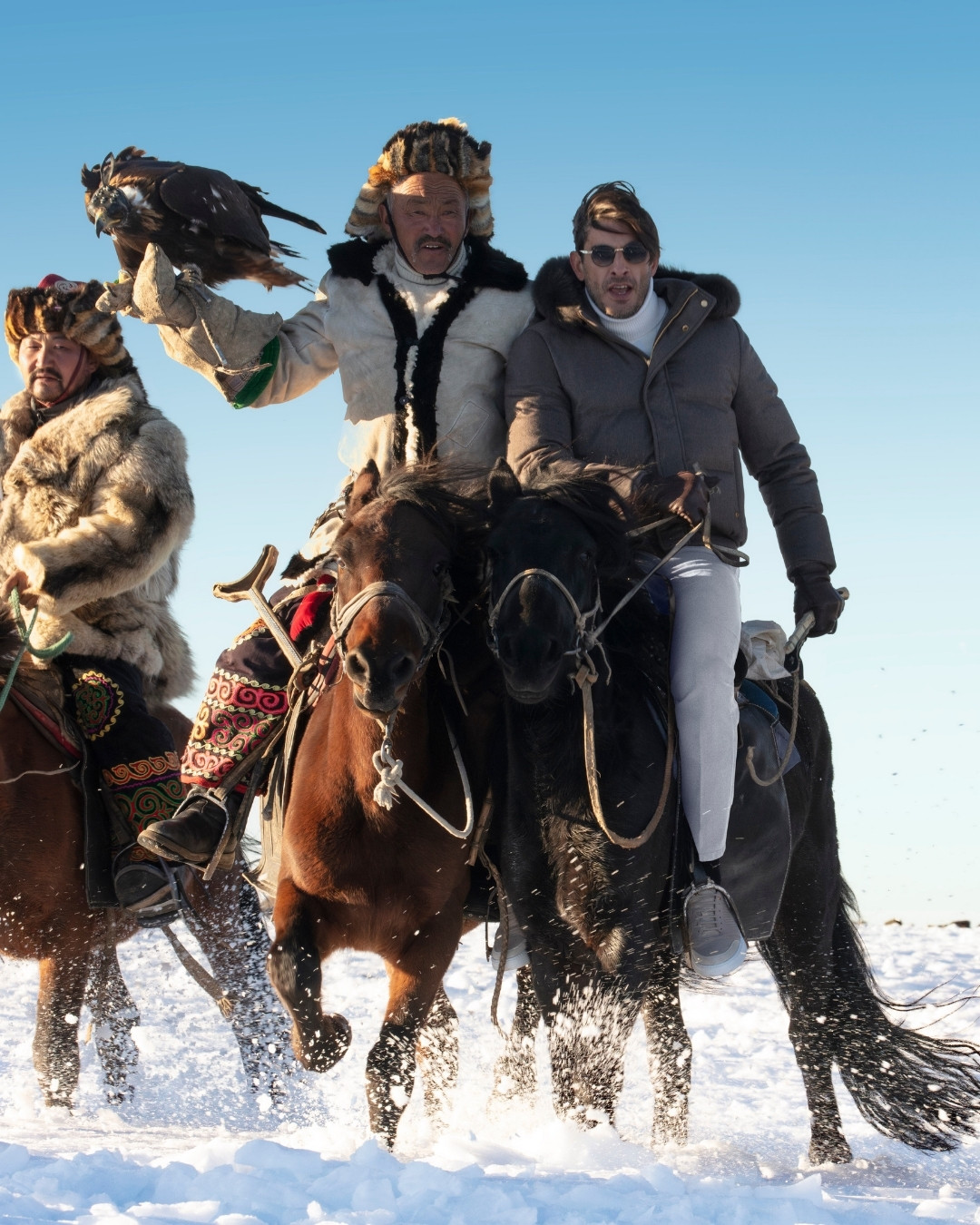 The model in Altai Mountains