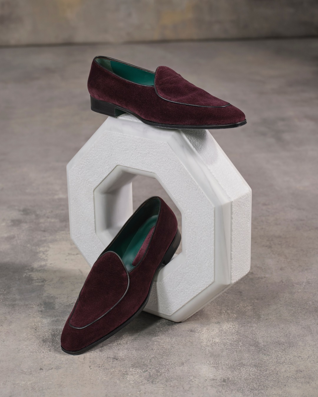 Loafers, 100% velvet