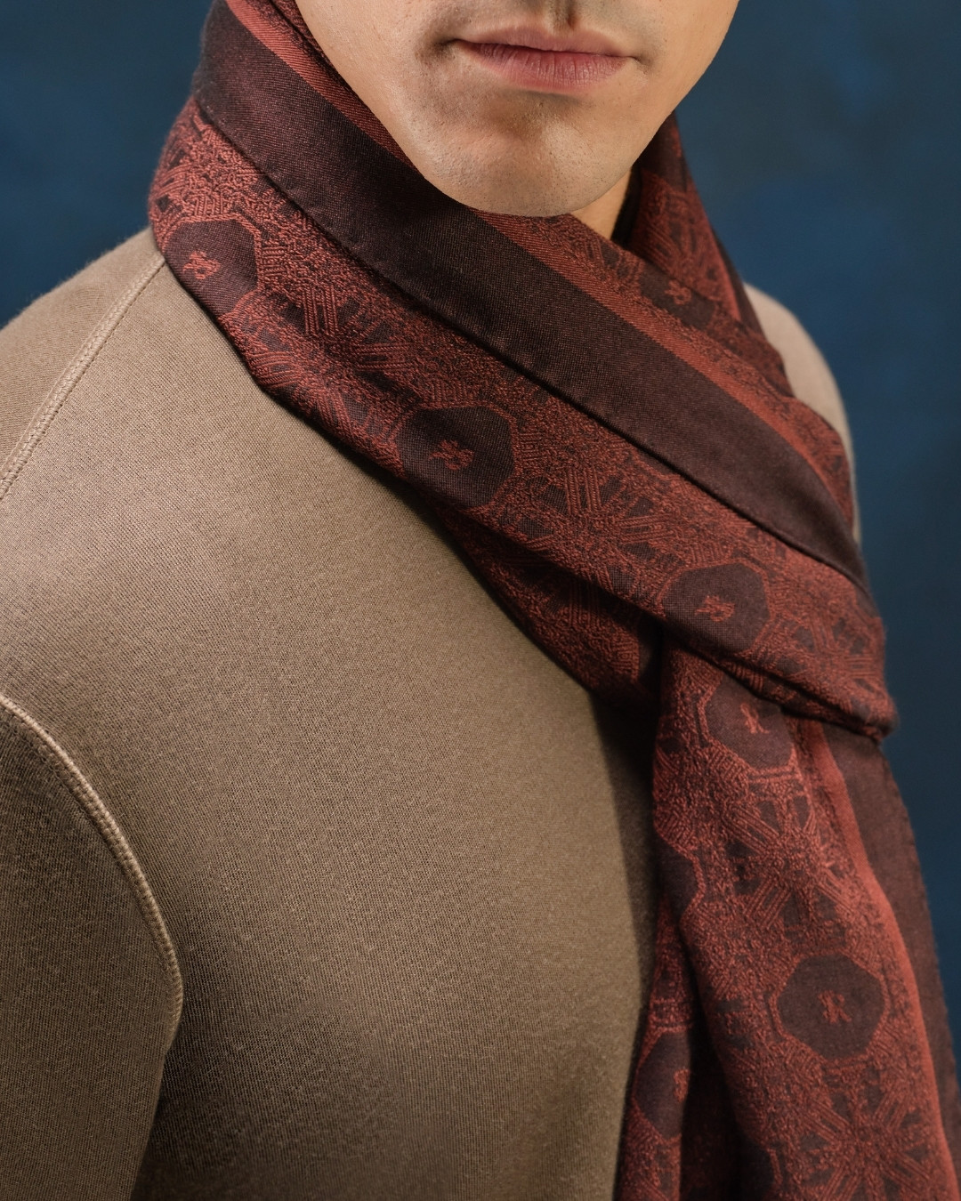 Alpha Yarn knit zip sweater, 100% cashmere