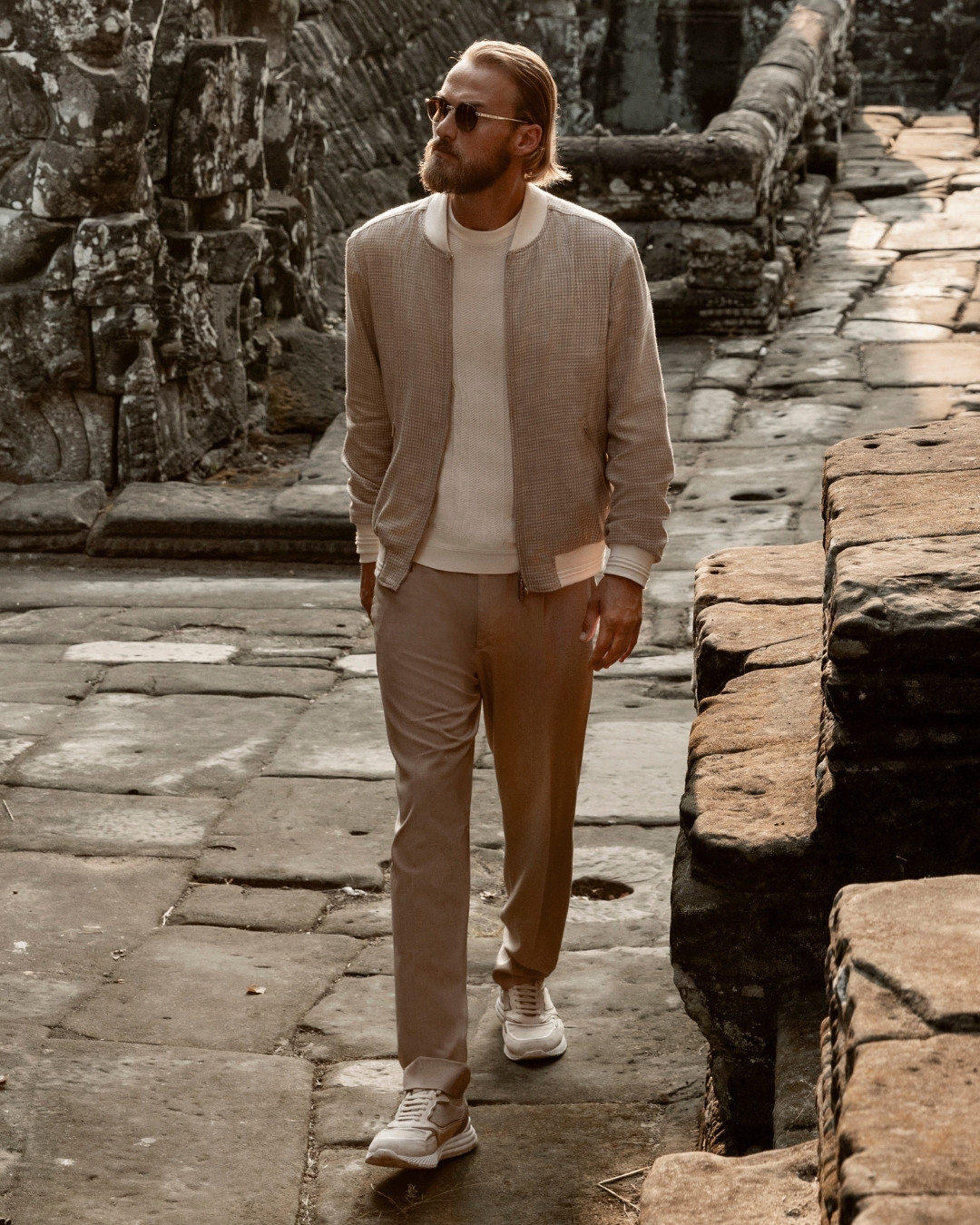 The model in Bayon Temple