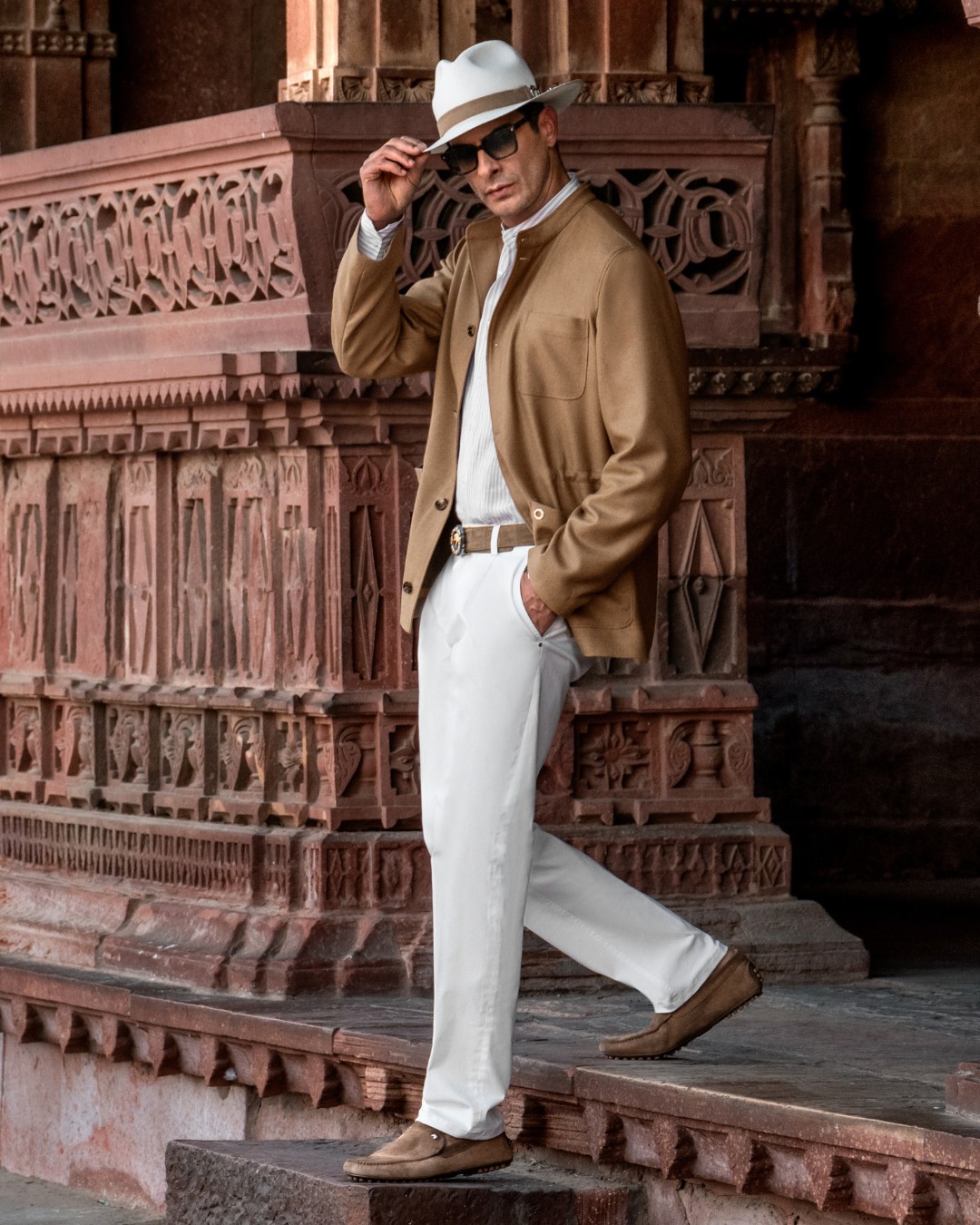 Model in Fatehpur Sikri