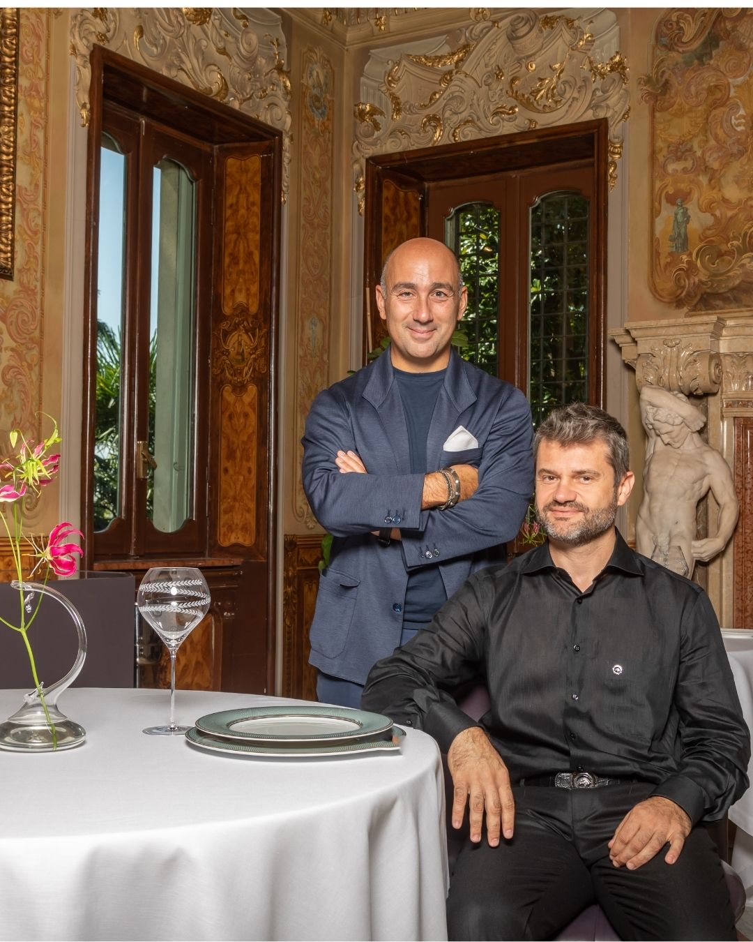 Enrico with Filippo Ricci