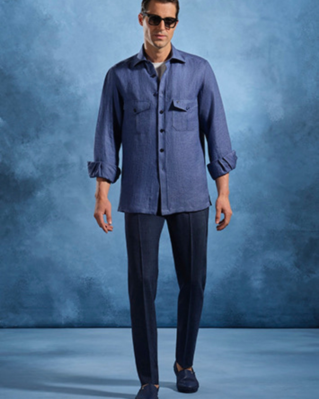 Overshirt, 100% linen