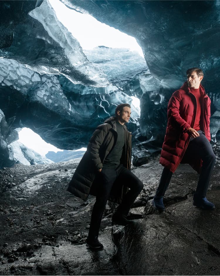 SR Explorer models in a cave