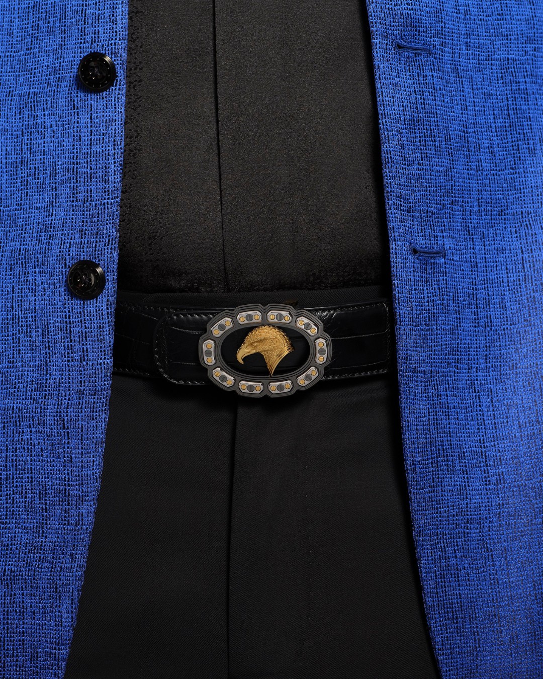 Handmade belt, 100% calfskin leather