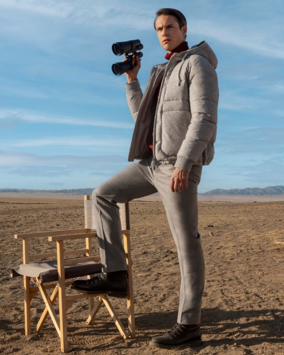 The model in Three Camel Lodge Khankhongor