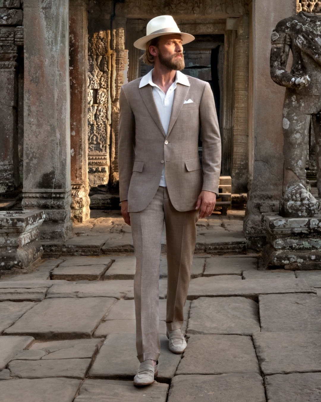 The model in Preah Khan Temple