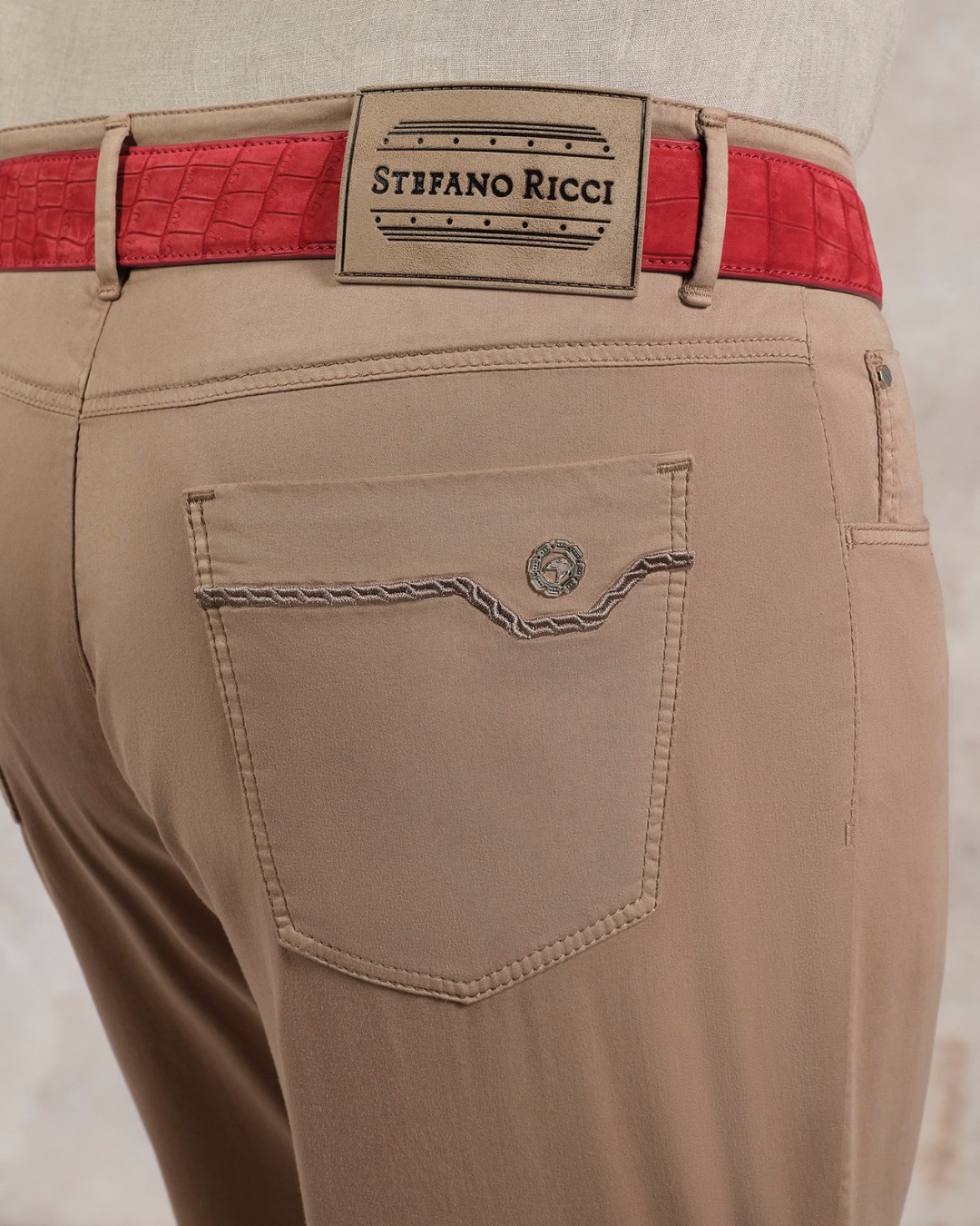 Sports trousers, cotton and silk