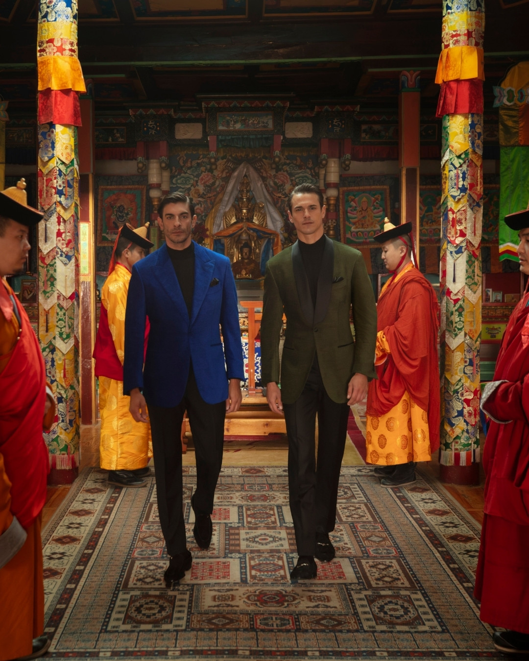 The models at Aryabal Temple Gorkhi-Terelj National Park