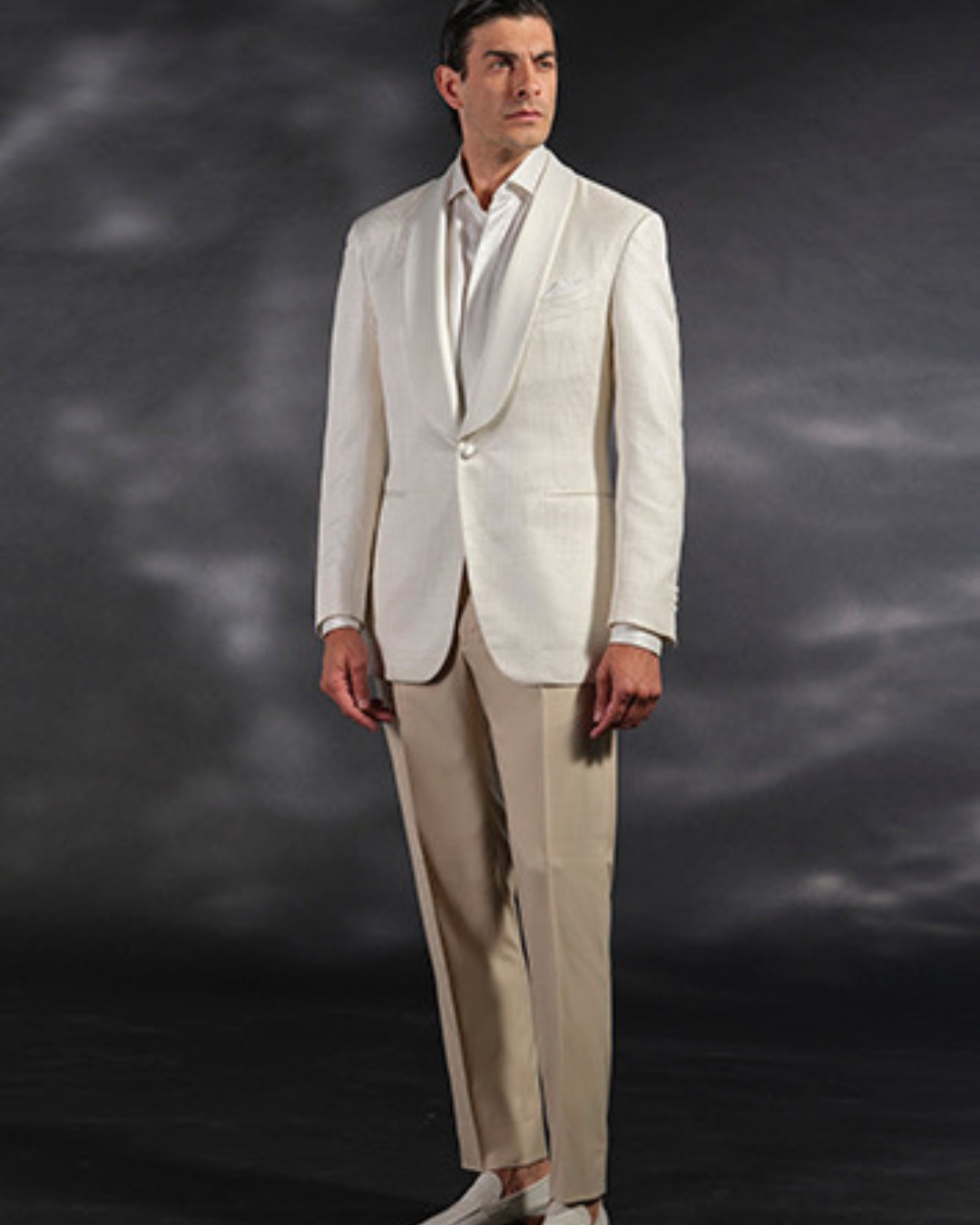 One-button Fiesole jacket, 100% Antico Setificio Fiorentino silk