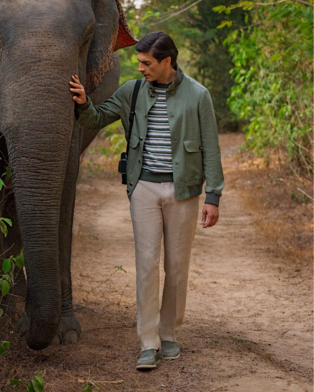 The model in Kulen Elephant Forest