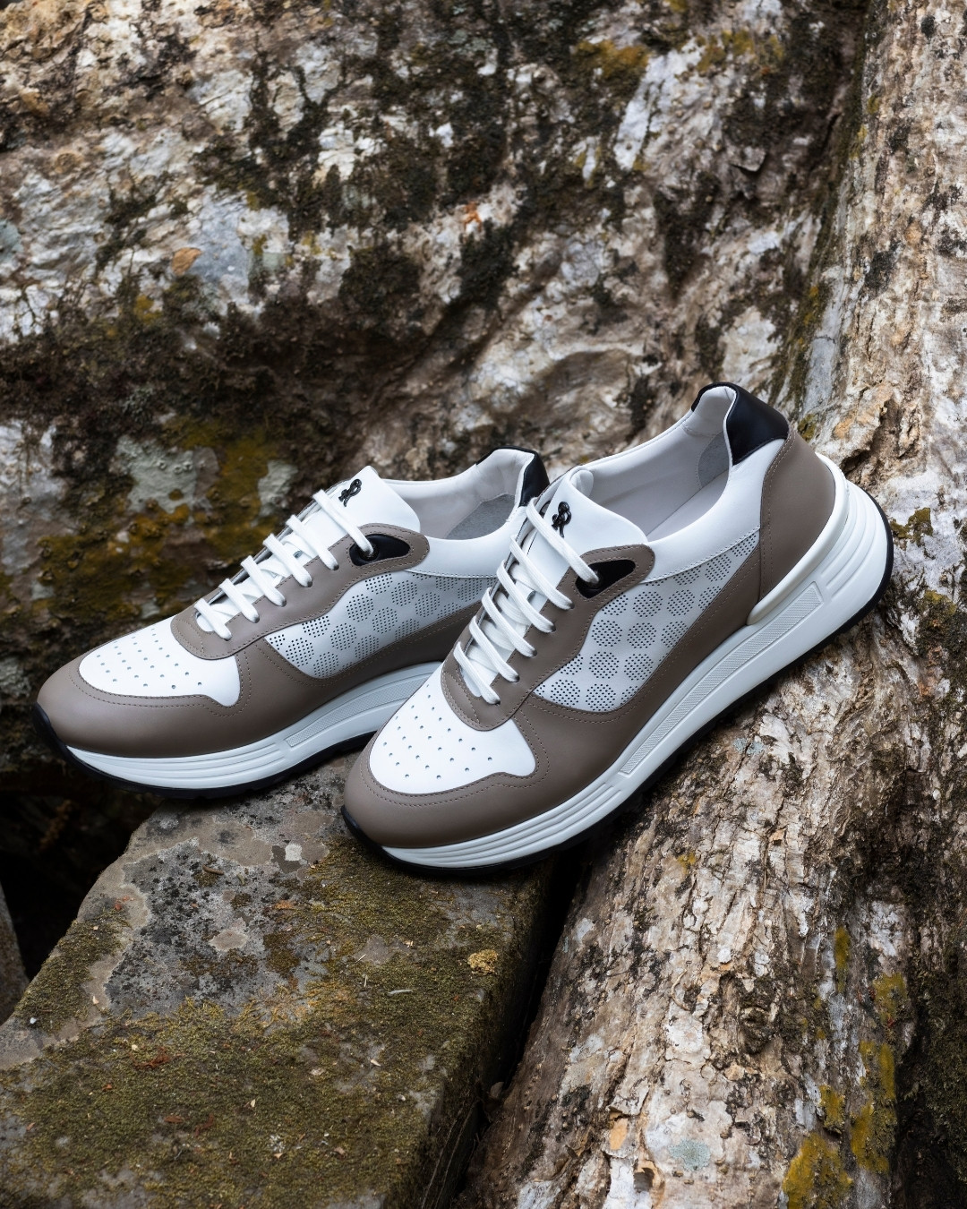 Sneakers, 100% calfskin leather