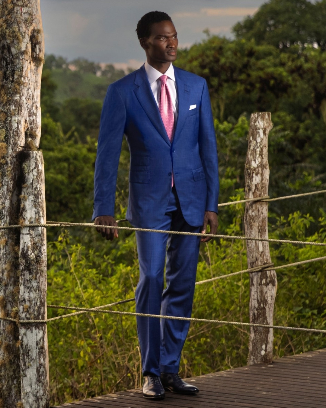 Two-button Fiesole suit, Super 170&rsquo;s wool