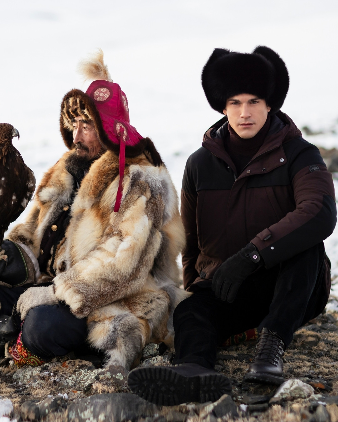 The model in Altai Mountains