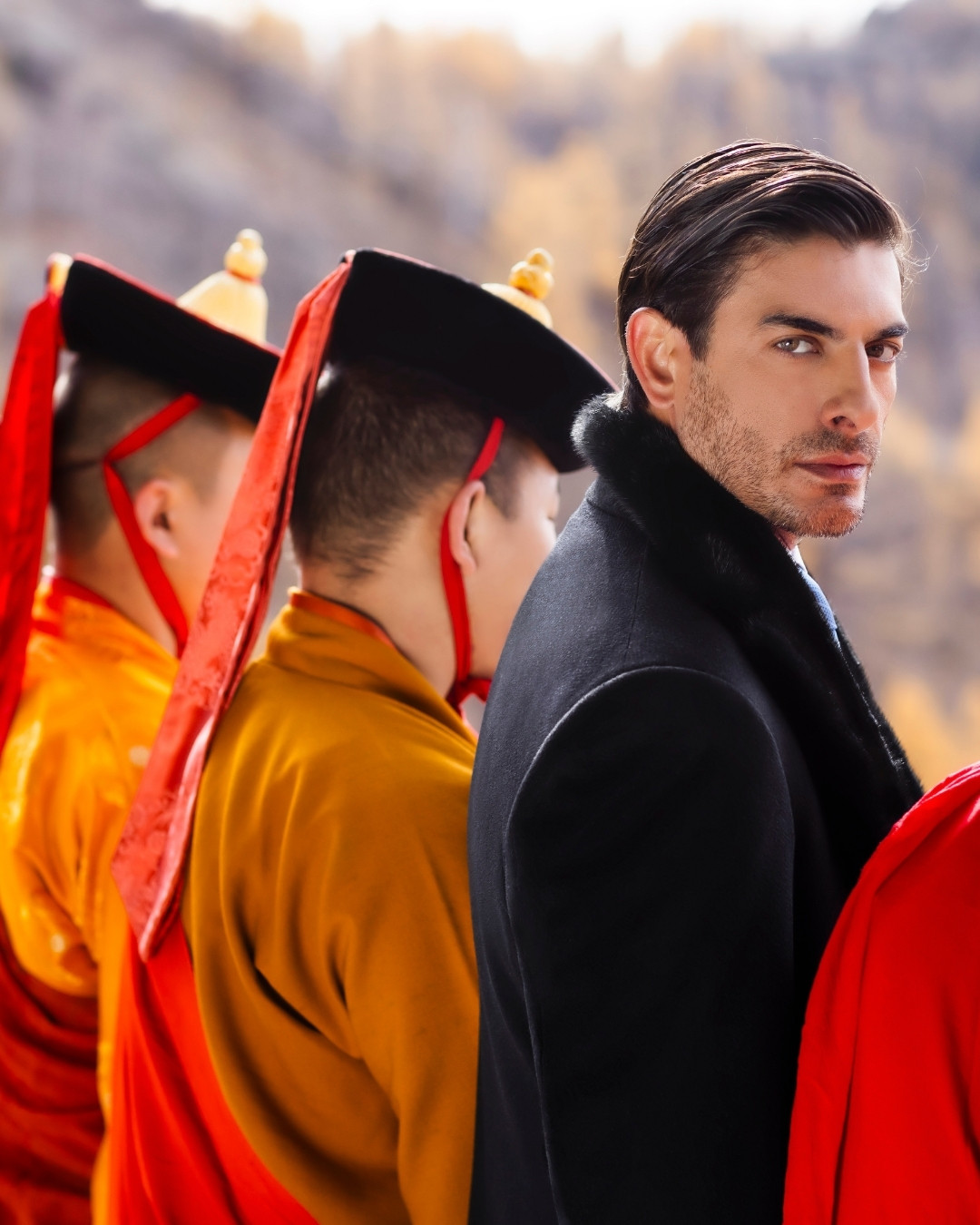 The model at Aryabal Temple Gorkhi-Terelj National Park