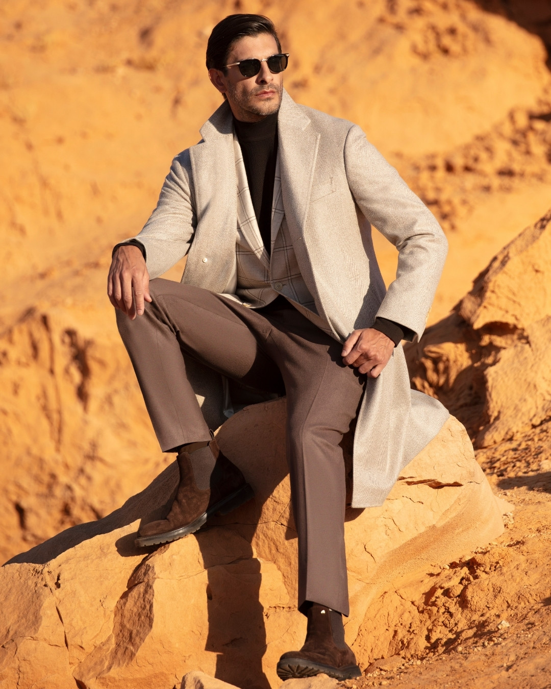 The model in Flaming Cliffs