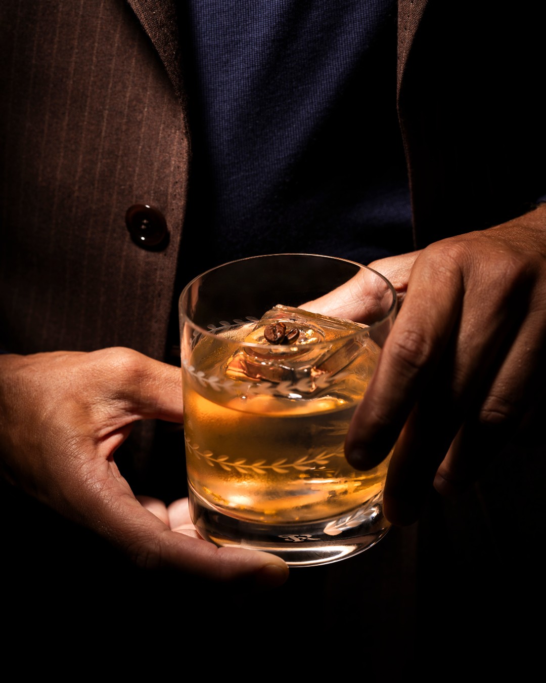 the glass of Stefano Ricci whisky