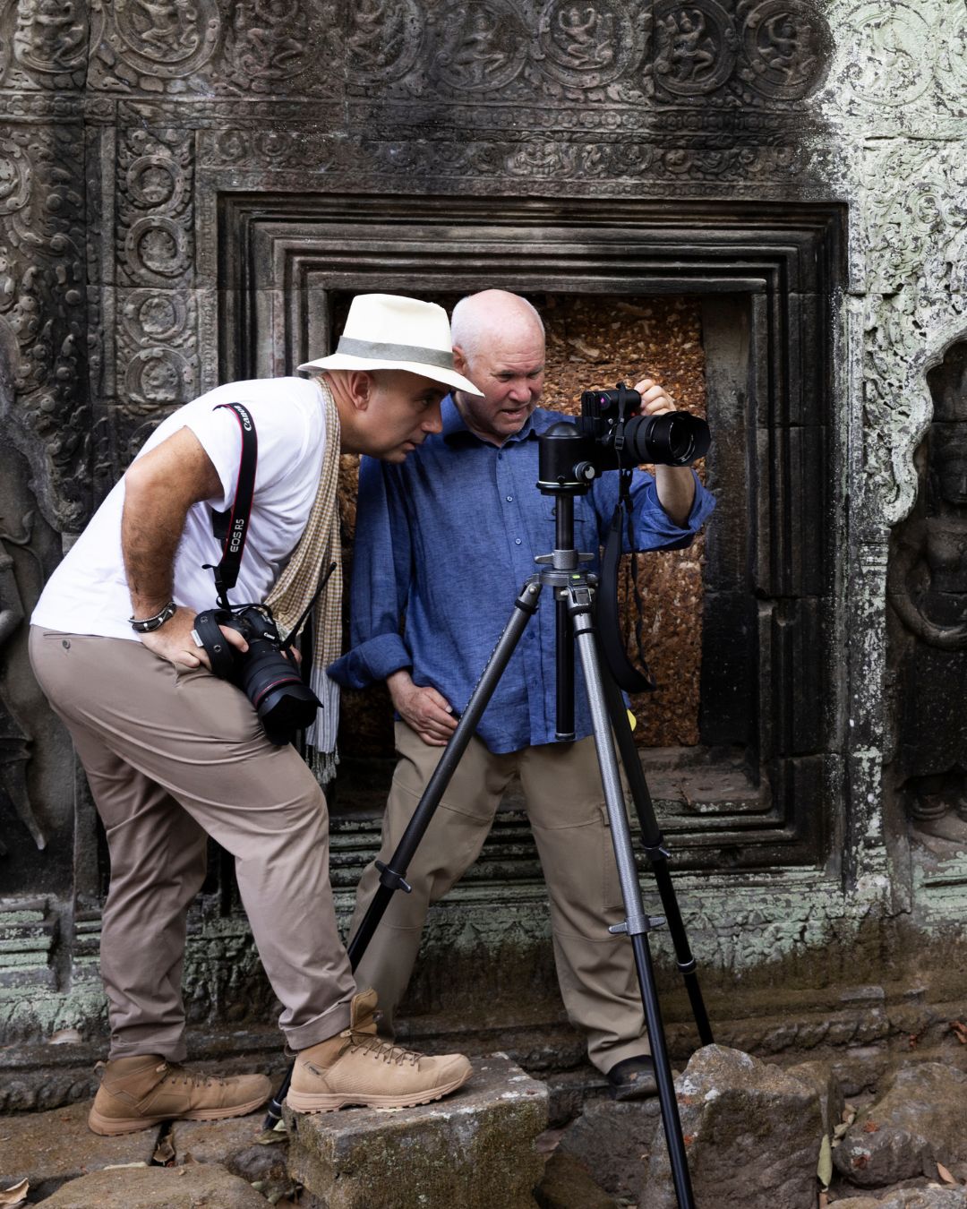 McCurry with Filippo Ricci
