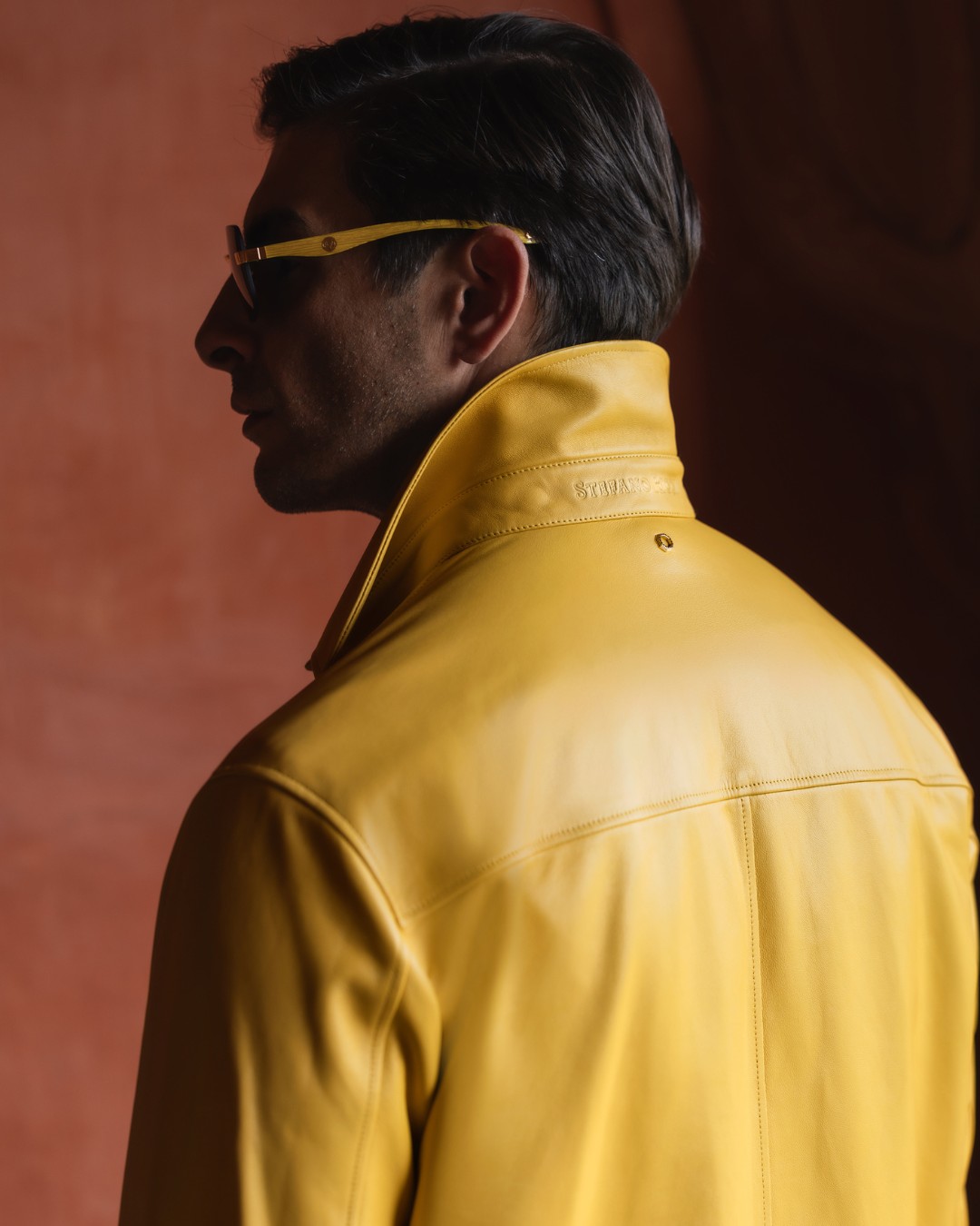 Overshirt, 100% Nappa lambskin leather