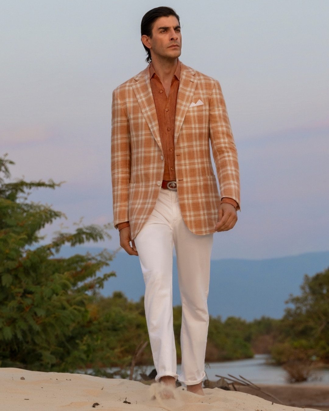 The model in Mekong River