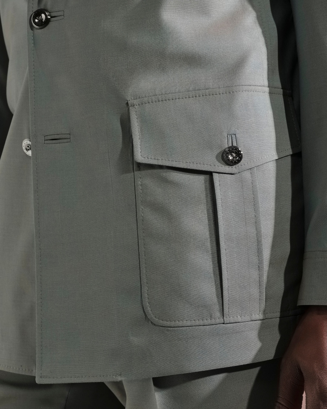 Sartorial field jacket, Super 150&rsquo;s wool